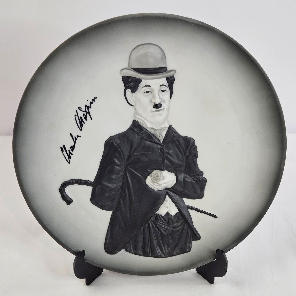 Great Entertainer Series Collector Plates, Choose from Chaplin, Fields or Laurel & Hardy