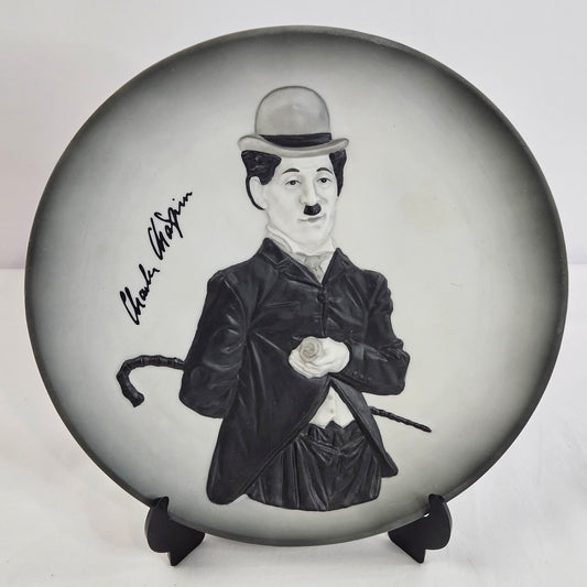 Great Entertainer Series Collector Plates, Choose from Chaplin, Fields or Laurel & Hardy