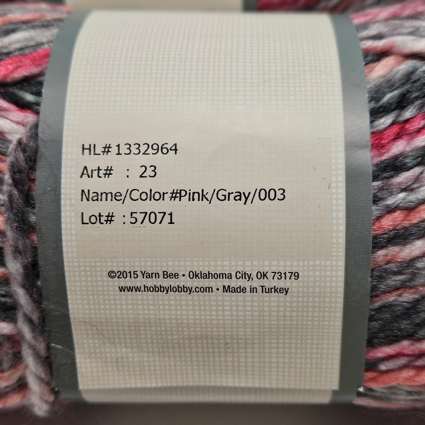 Yarn Bee Alpine Authentic Yarn, 2 skeins, 75% Acrylic  25% Polyamide