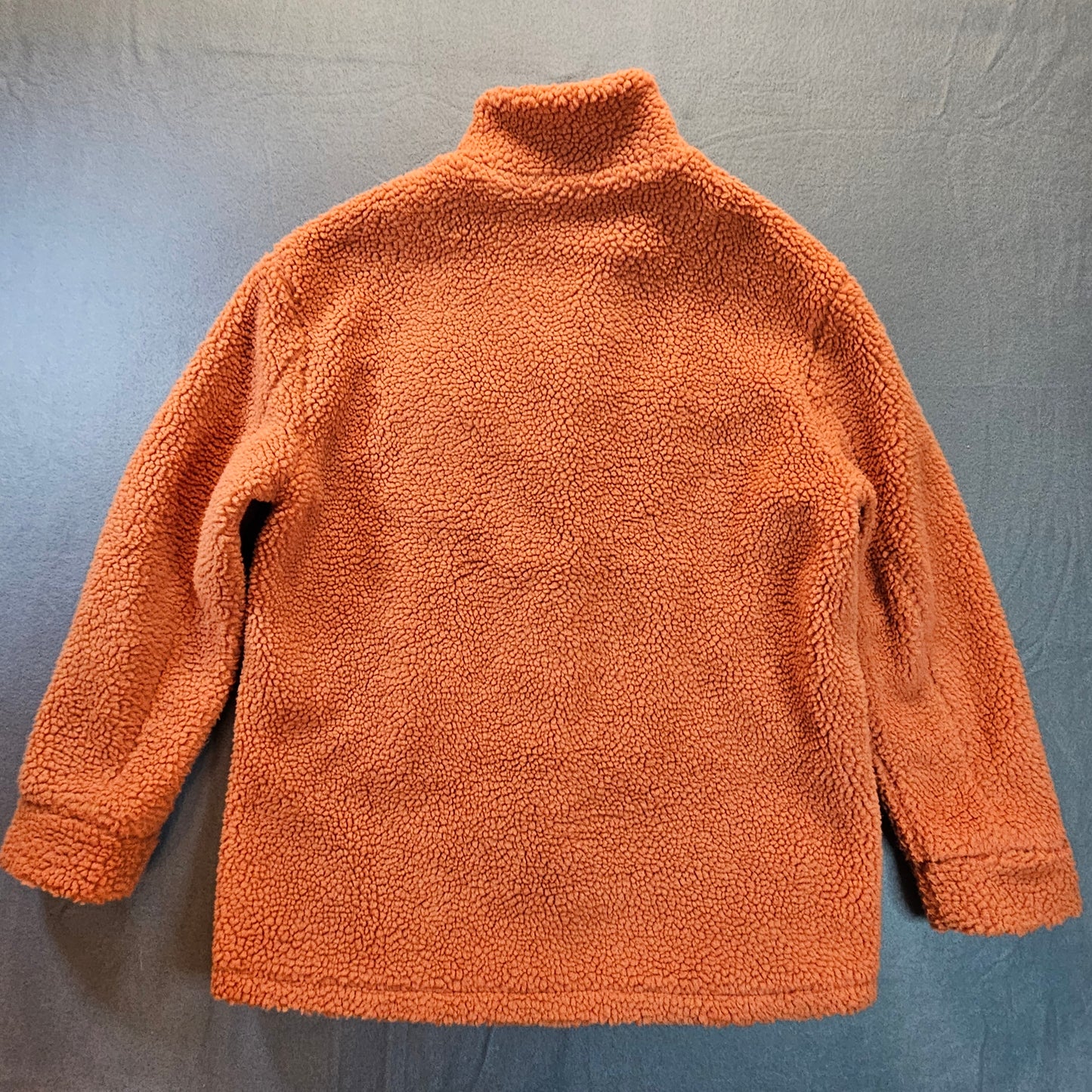 Shinestar Collection sherpa jacket, rust color, XL