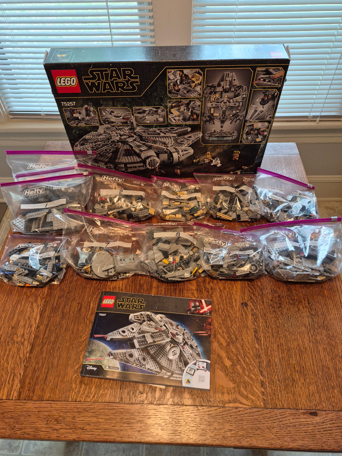 Lego Star Wars Millennium Falcon, 75257, Used, Complete