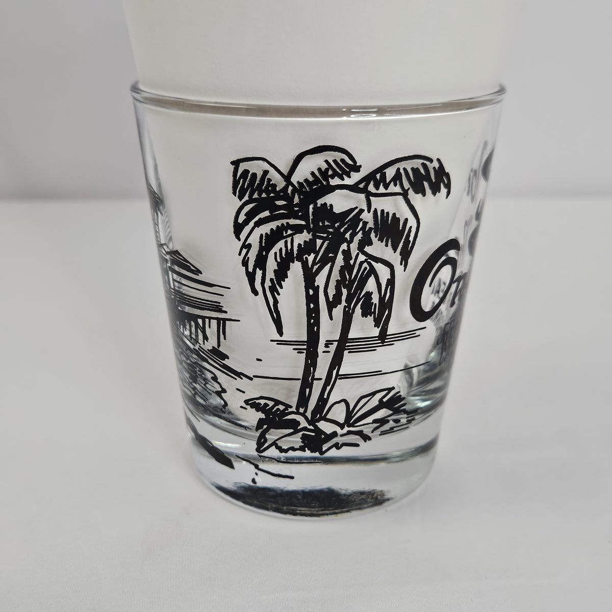 Vintage Tony's On The Pier, Redondo Beach Mai Tai glasses, set of two glasses