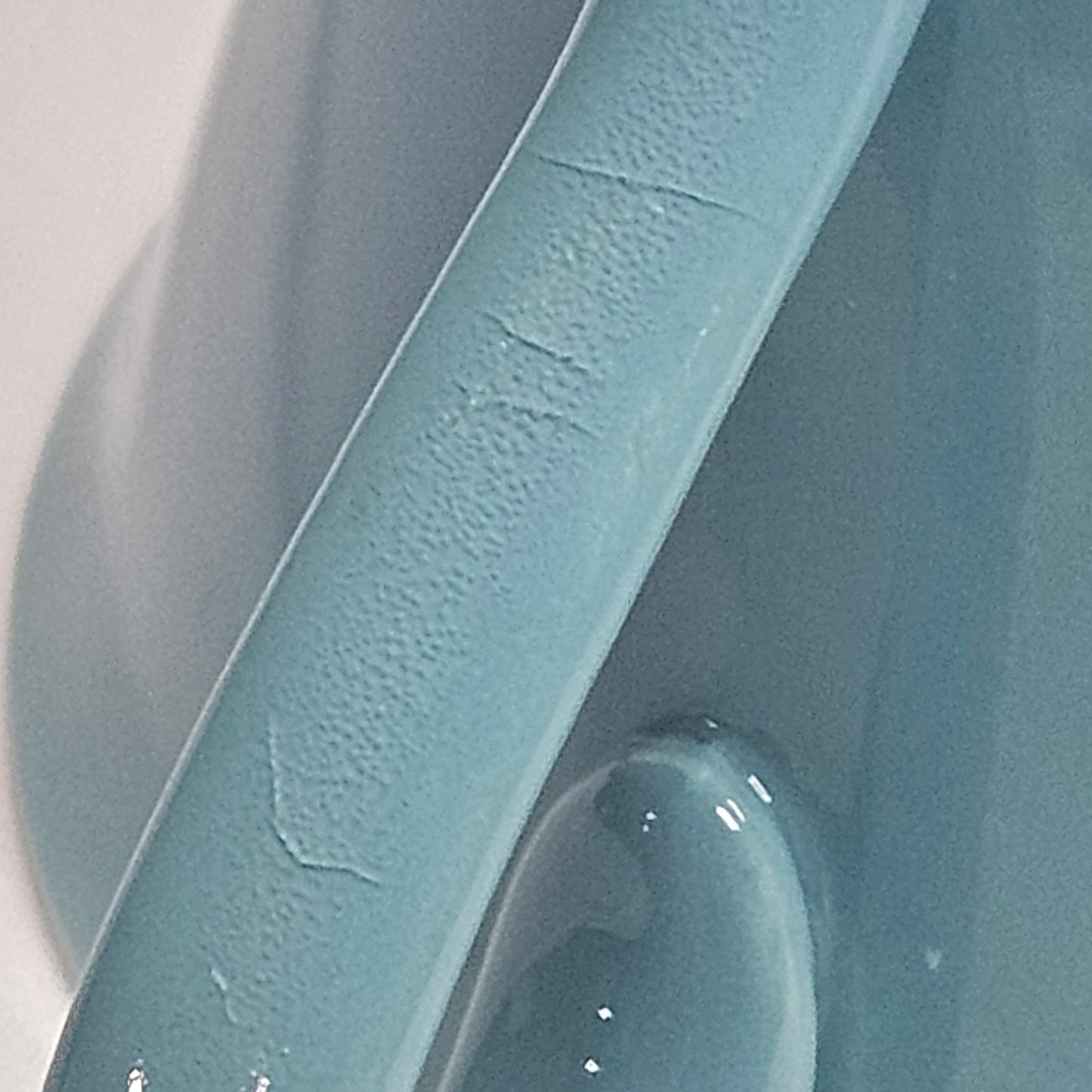 Vintage blue ceramic coffee cups, set of 10 cups