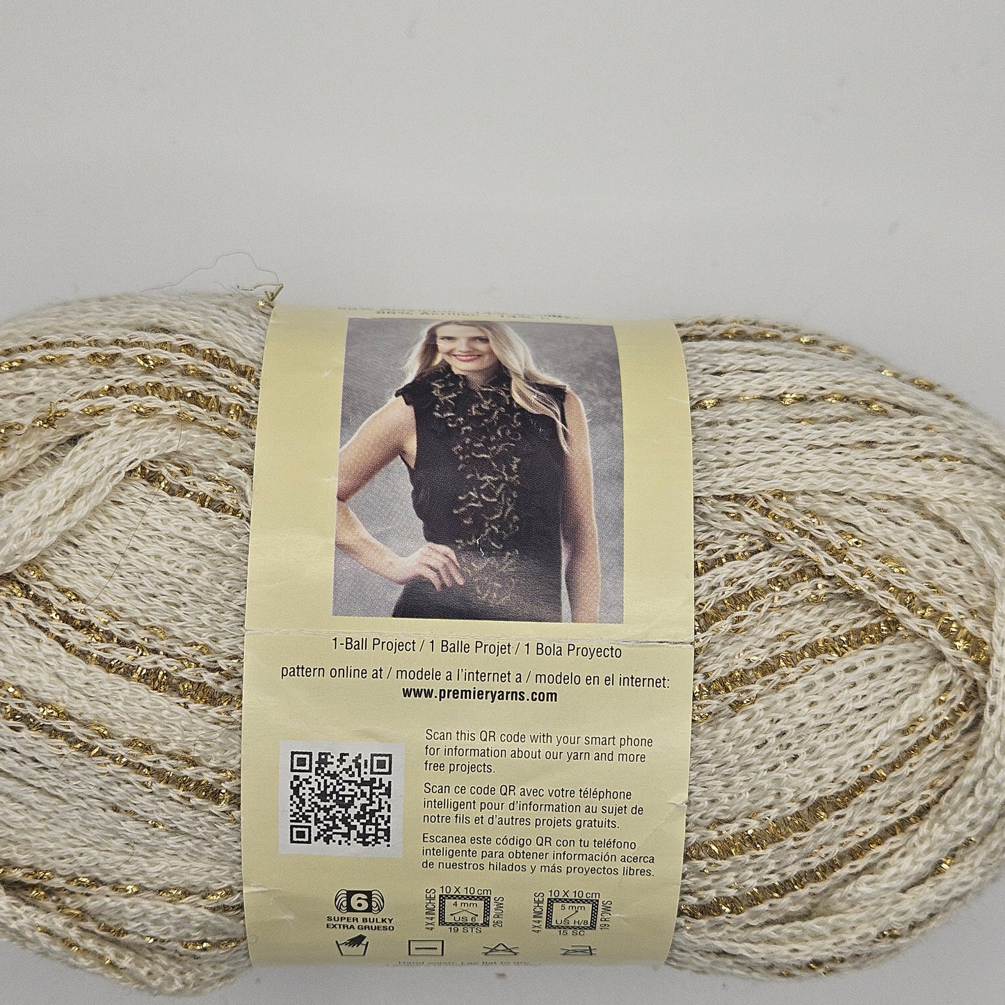 Starbella Ruffled Scarf Yarn  --  variety of colors