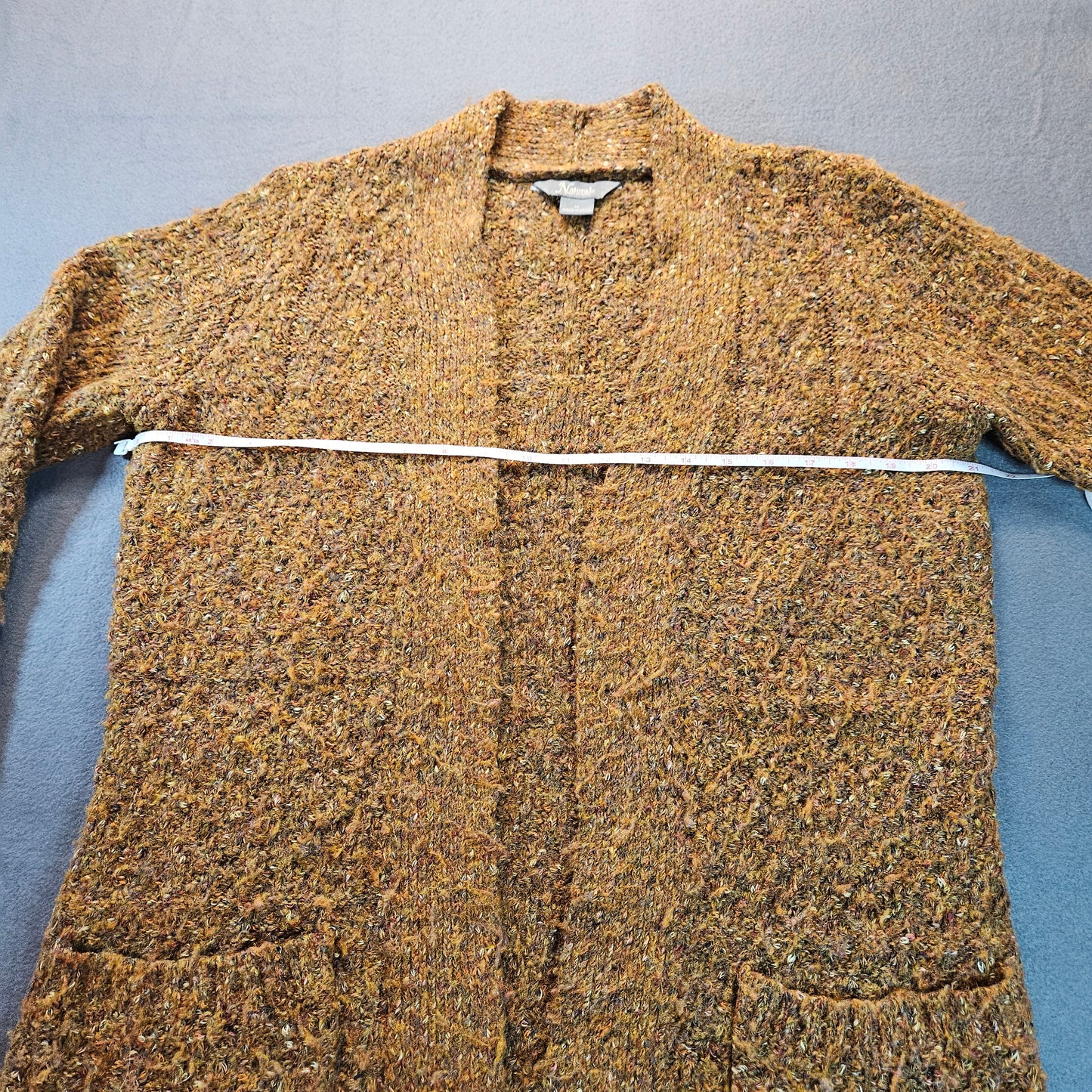 Natural Reflections cardigan with front pockets, medium