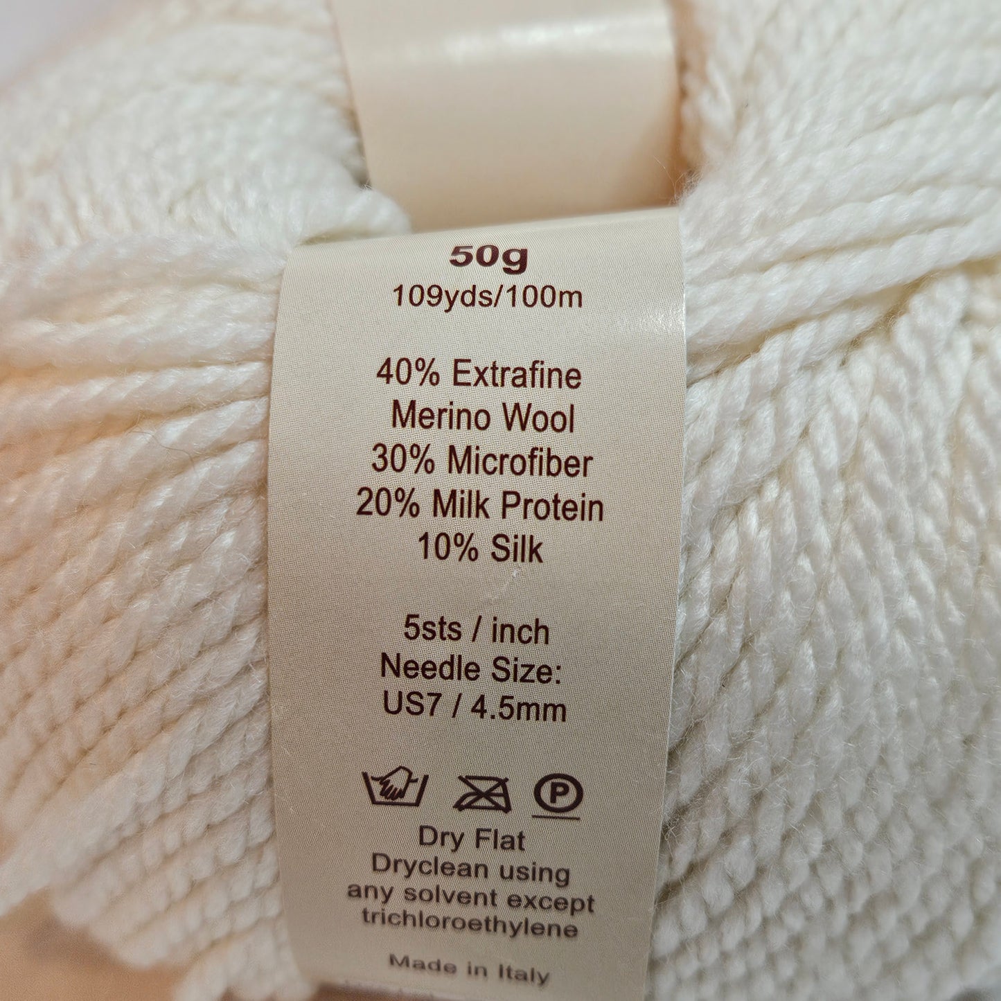 Queensland Collection Leche yarn, Extra Fine Merino Wool blend, Lot of 6 balls