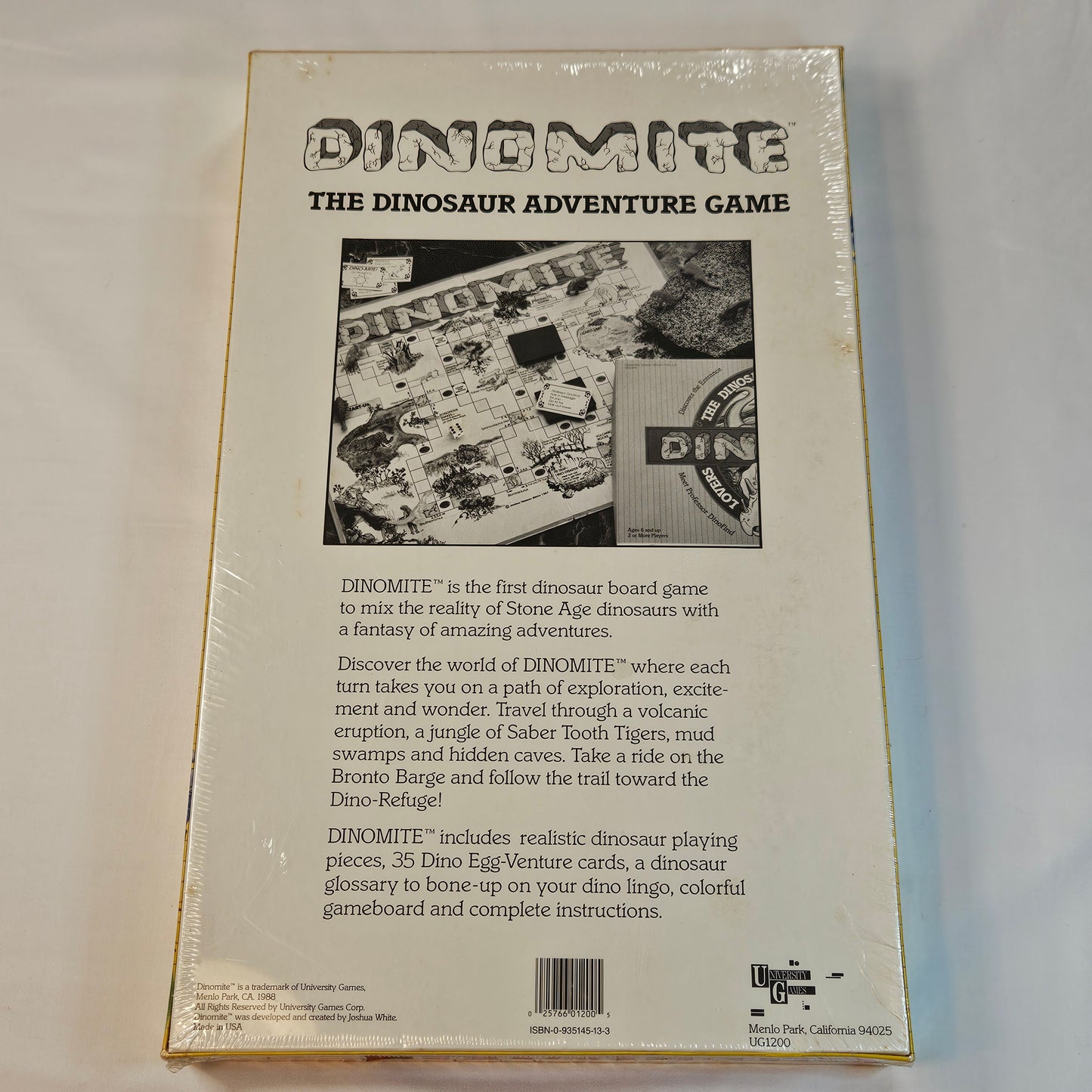 Dinomite, The Dinosaur Adventure Game for Dinosaur Lovers, 1988, sealed