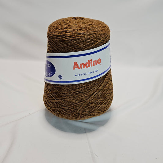 Andino yarn, Knitcraft by Millor, 75% Acrylic 25% Nylon, 1 cone Color Avellana