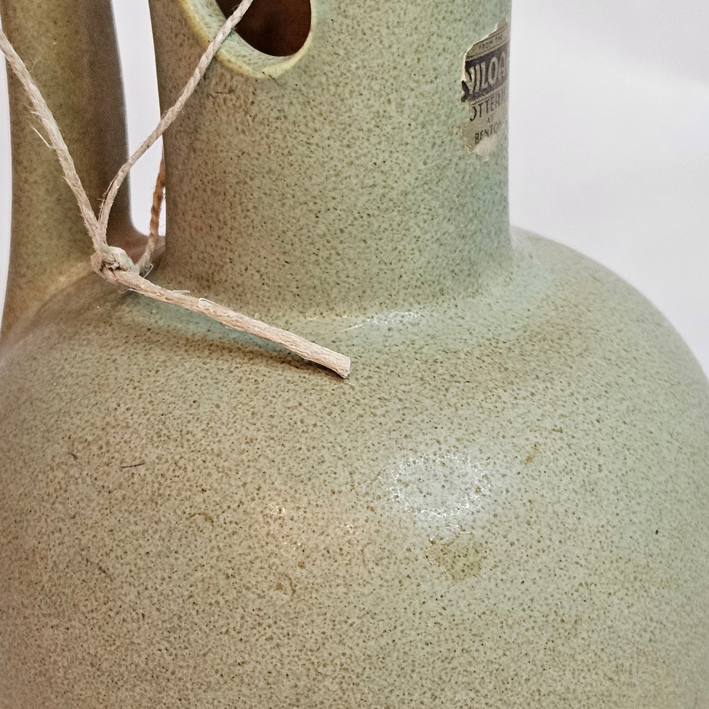 Niloak Pottery vintage Ewer vase, 9 inches tall