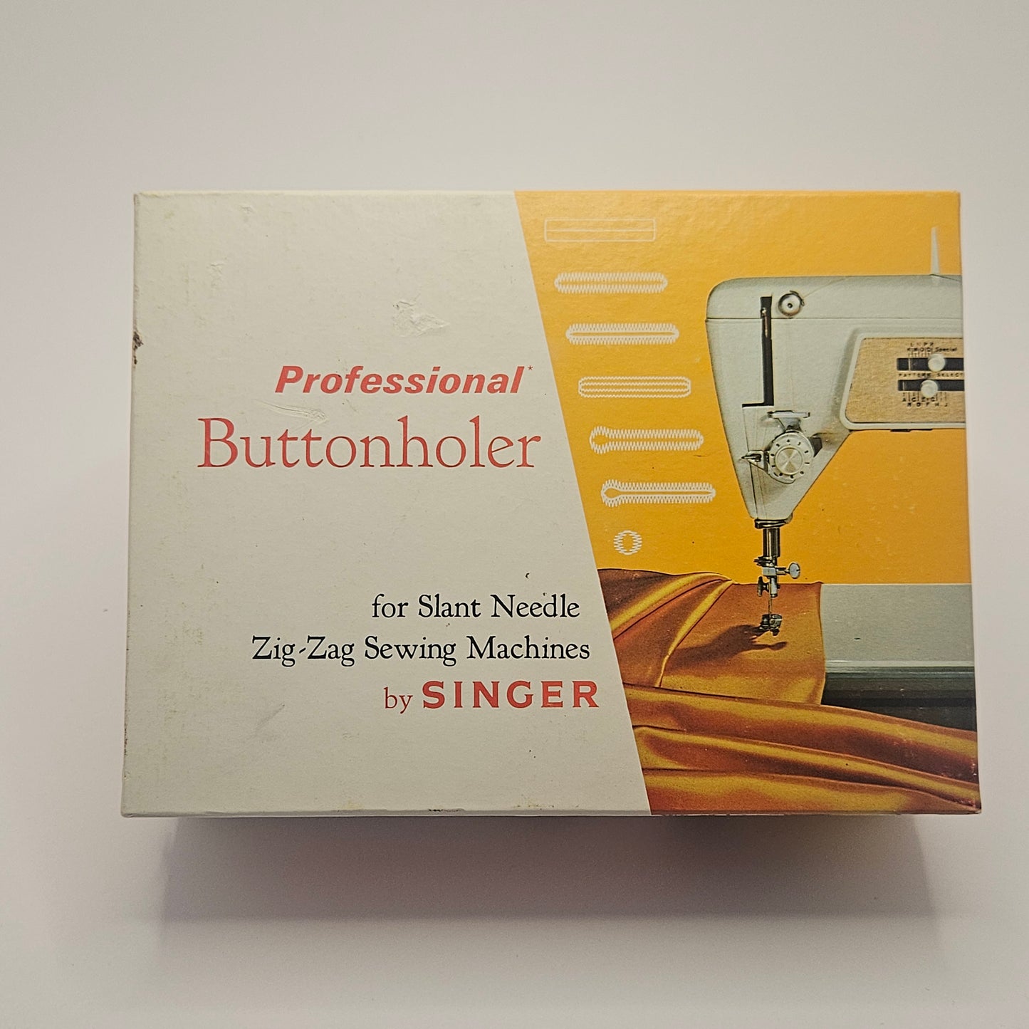 Vintage Singer Professional Buttonholer #161829 for Slant Needle Zig Zag Machine