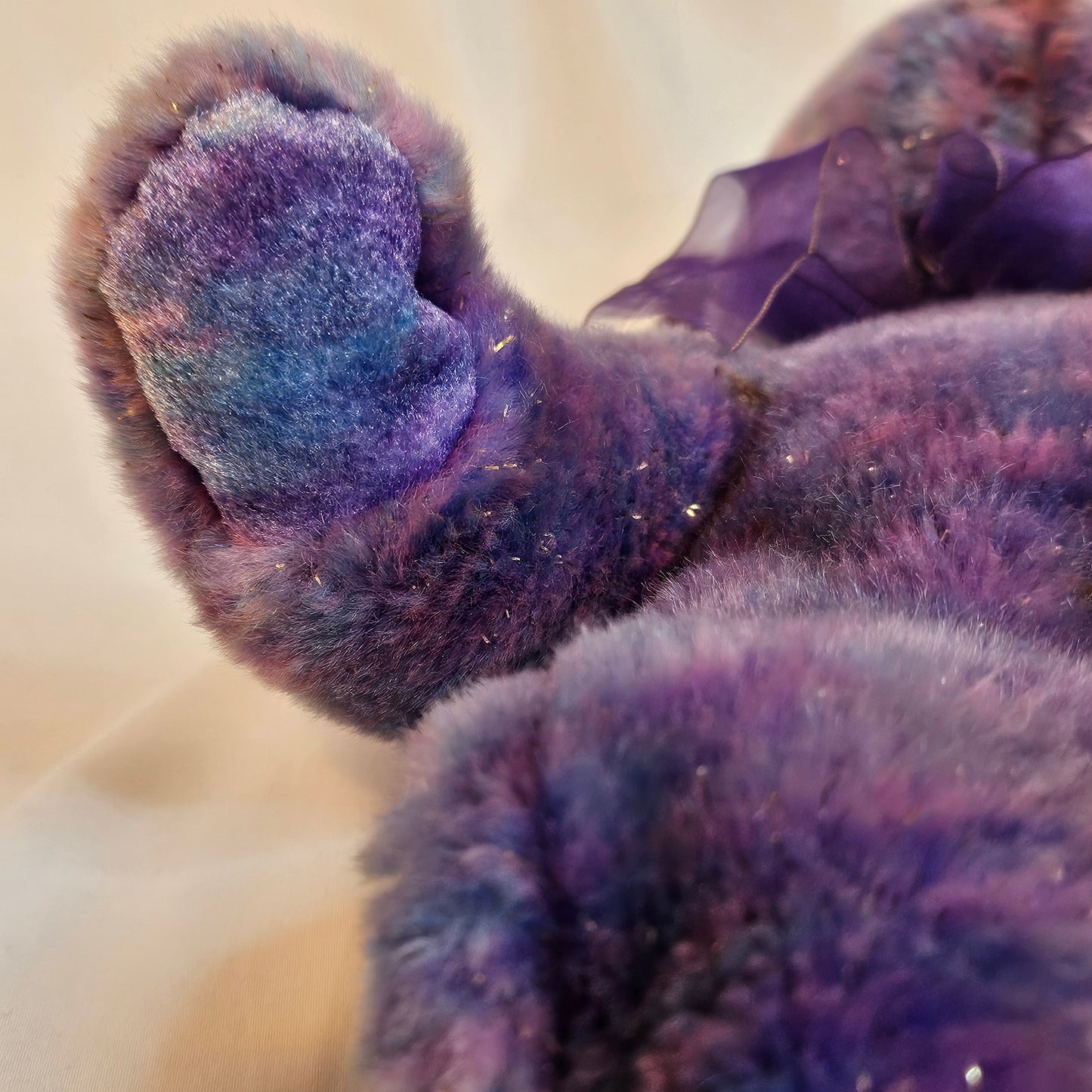 Vintage Clubby IV Purple Bear by Ty "Beanie Babies Official Club", 2001