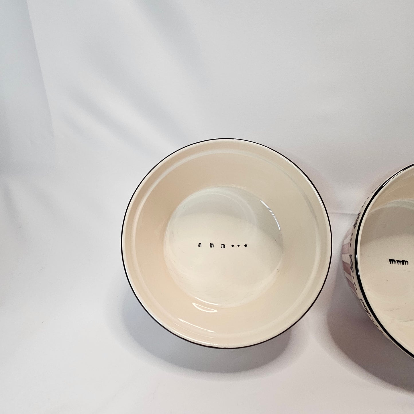 Popcorn Bowl Set, 1 large and 3 small ceramic bowls, Kitchen Prep 101, Tabletops Unlimited