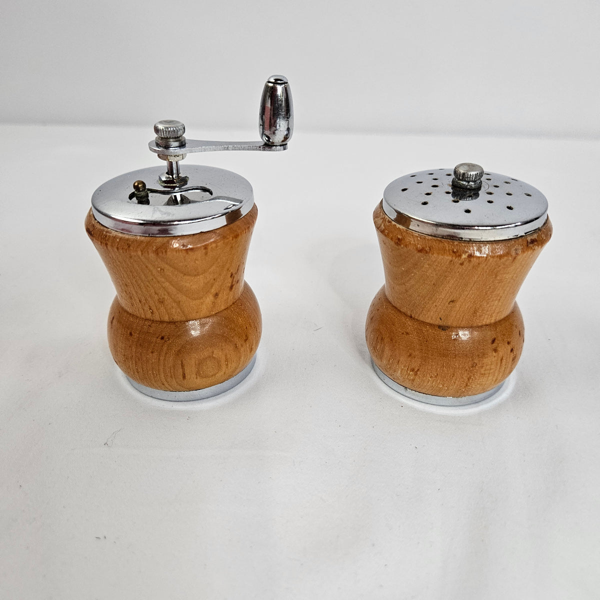 Woodpecker Woodware MCM  salt shaker and pepper mill