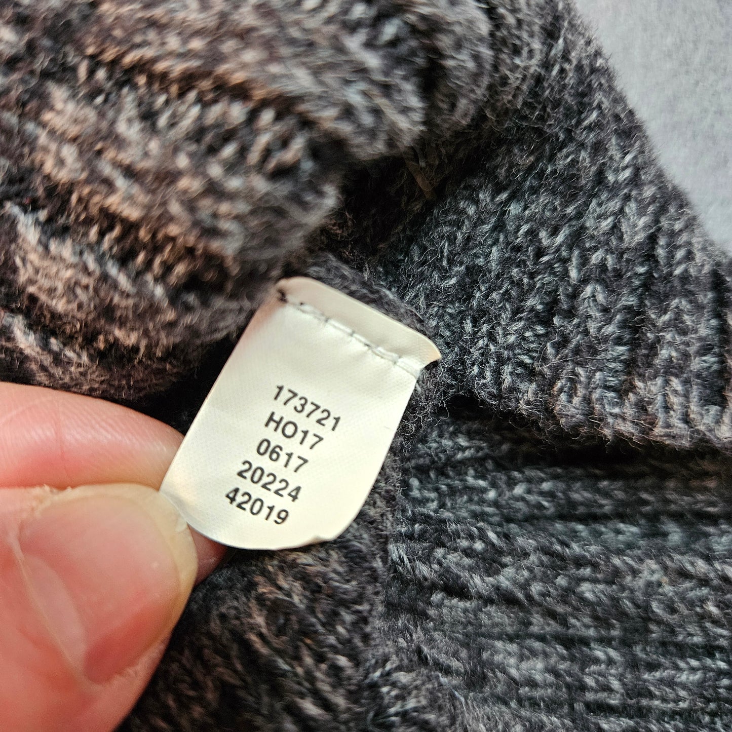 American Rag men's collared cotton sweater, Large, Heathered Grey, long sleeve