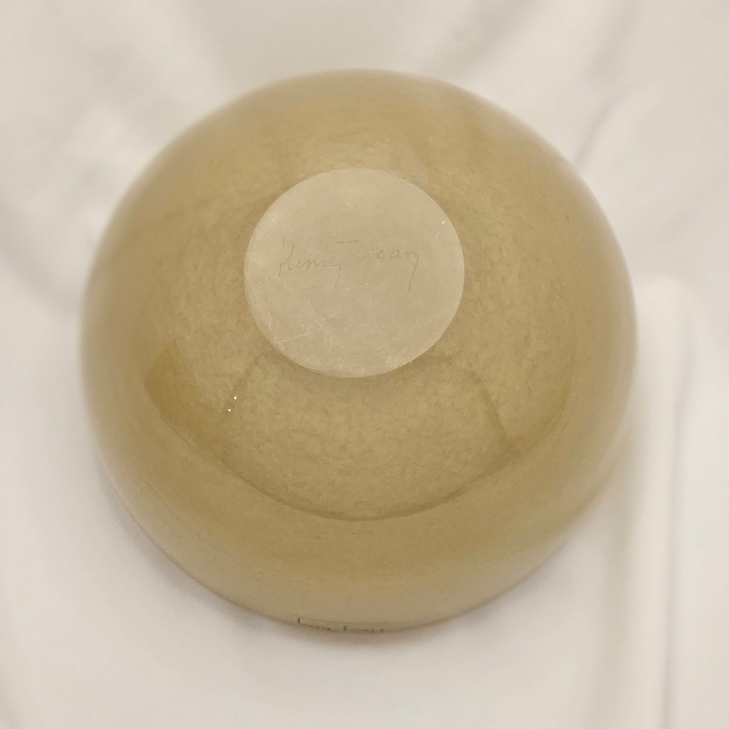 Henry dean art glass bowl