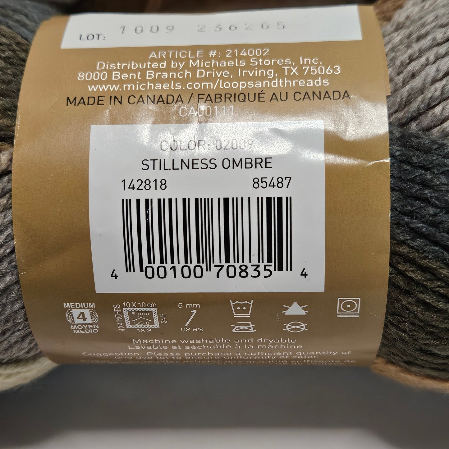 Loops & Threads Impeccable Acrylic yarn, various colors