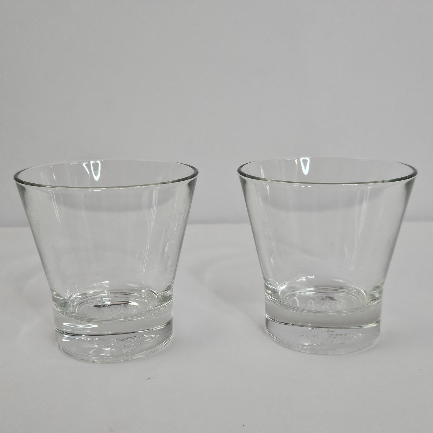 Vintage Crown Royal set of 2 rocks glasses