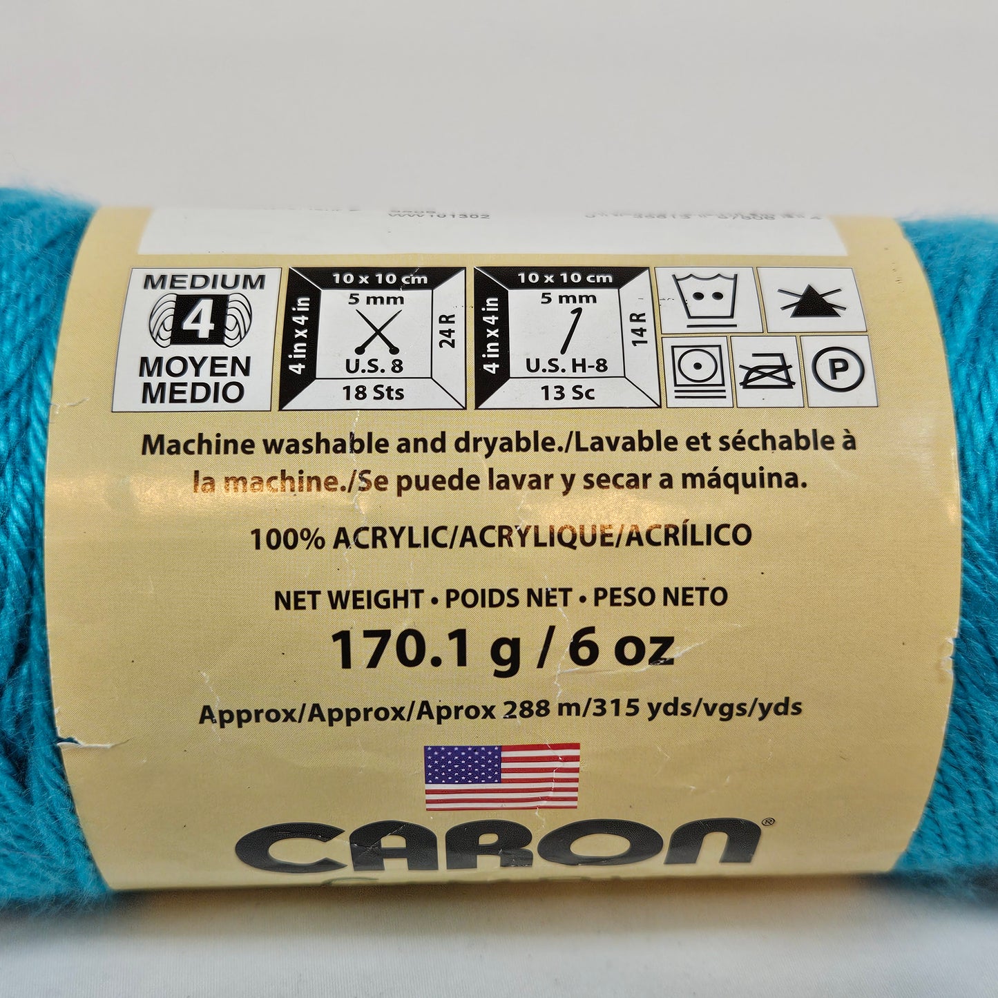 Caron Simply Soft acrylic yarn, 4 weight, various colors