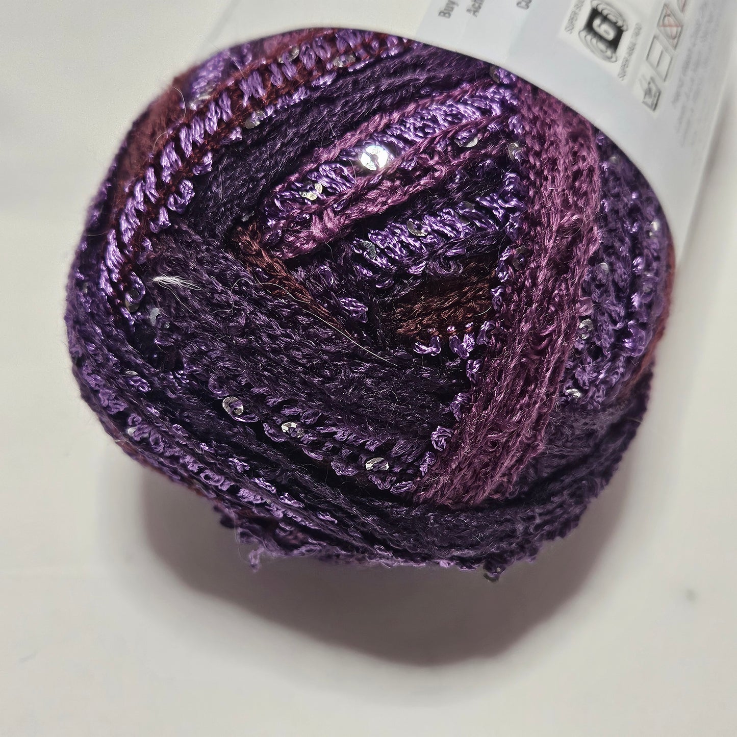 Red Heart Boutique Sashay Sequin Scarf Yarn, various colors