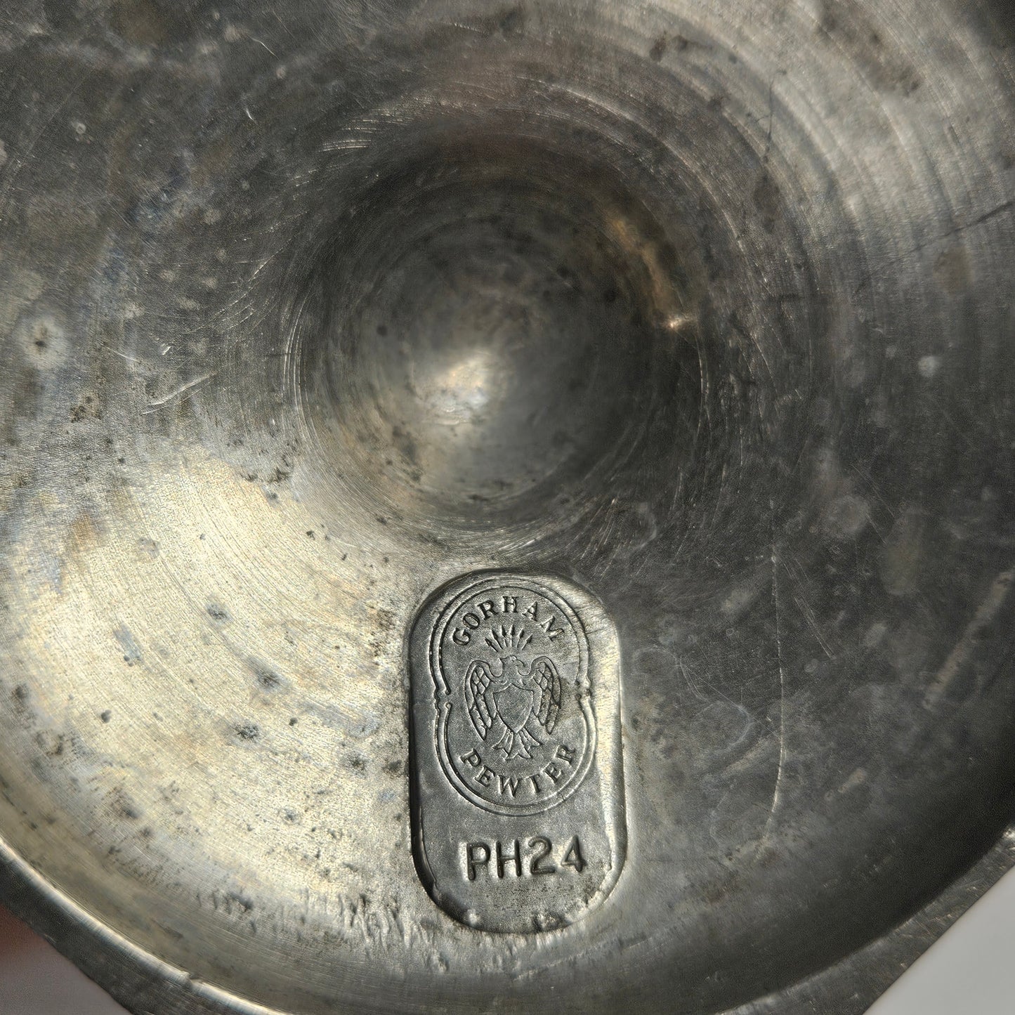 Vintage Gorham Pewter goblets, PH24