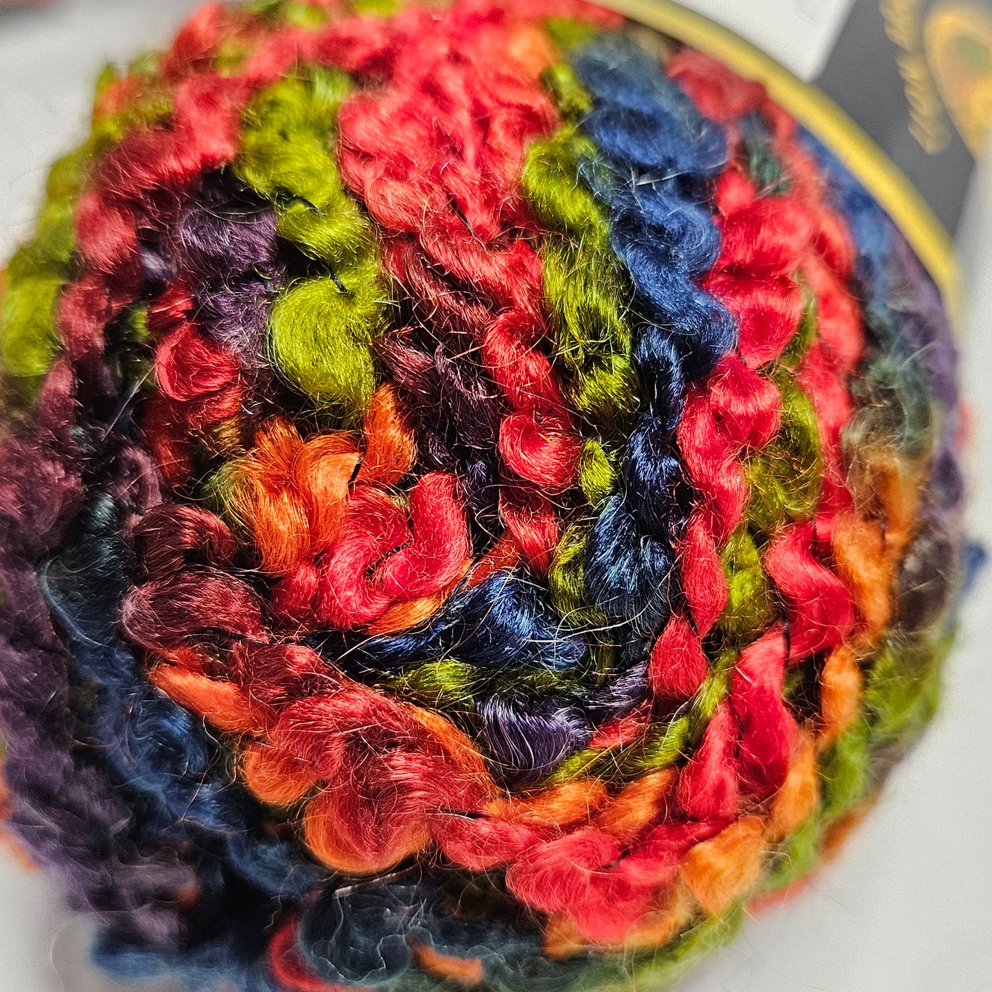 Lion Boucle yarn, Lions Brand, Super Bulky, Acrylic and Mohair