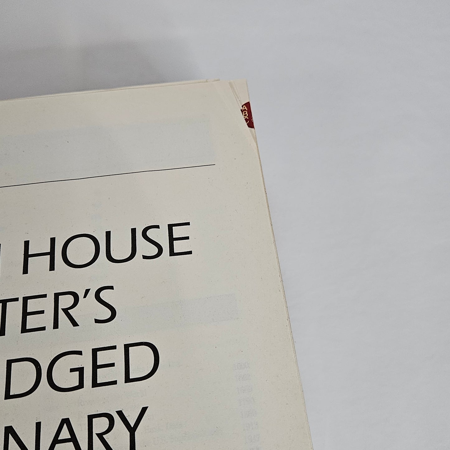 Random House Webster's 2nd Edition Unabridged Dictionary, 2001