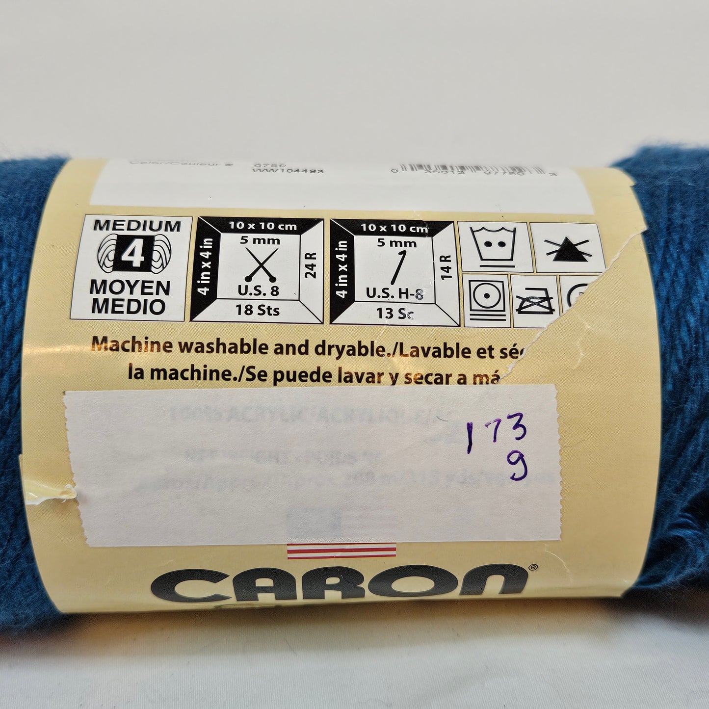 Caron Simply Soft acrylic yarn, 4 weight, various colors
