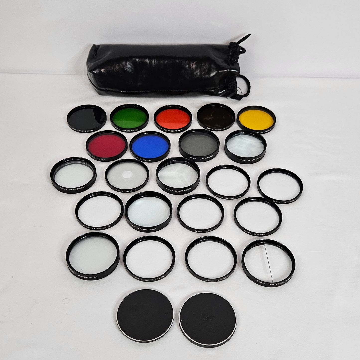 62mm Lens Filter Set, 22 filters included