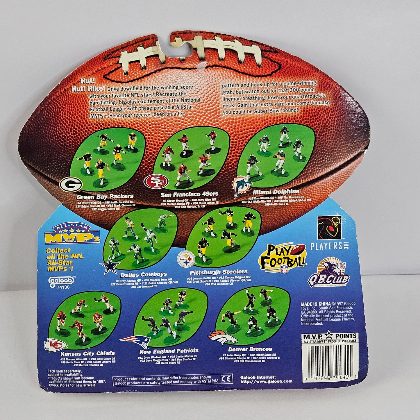 San Francisco 49ers, All Star MVP poseable-action figures, 1997