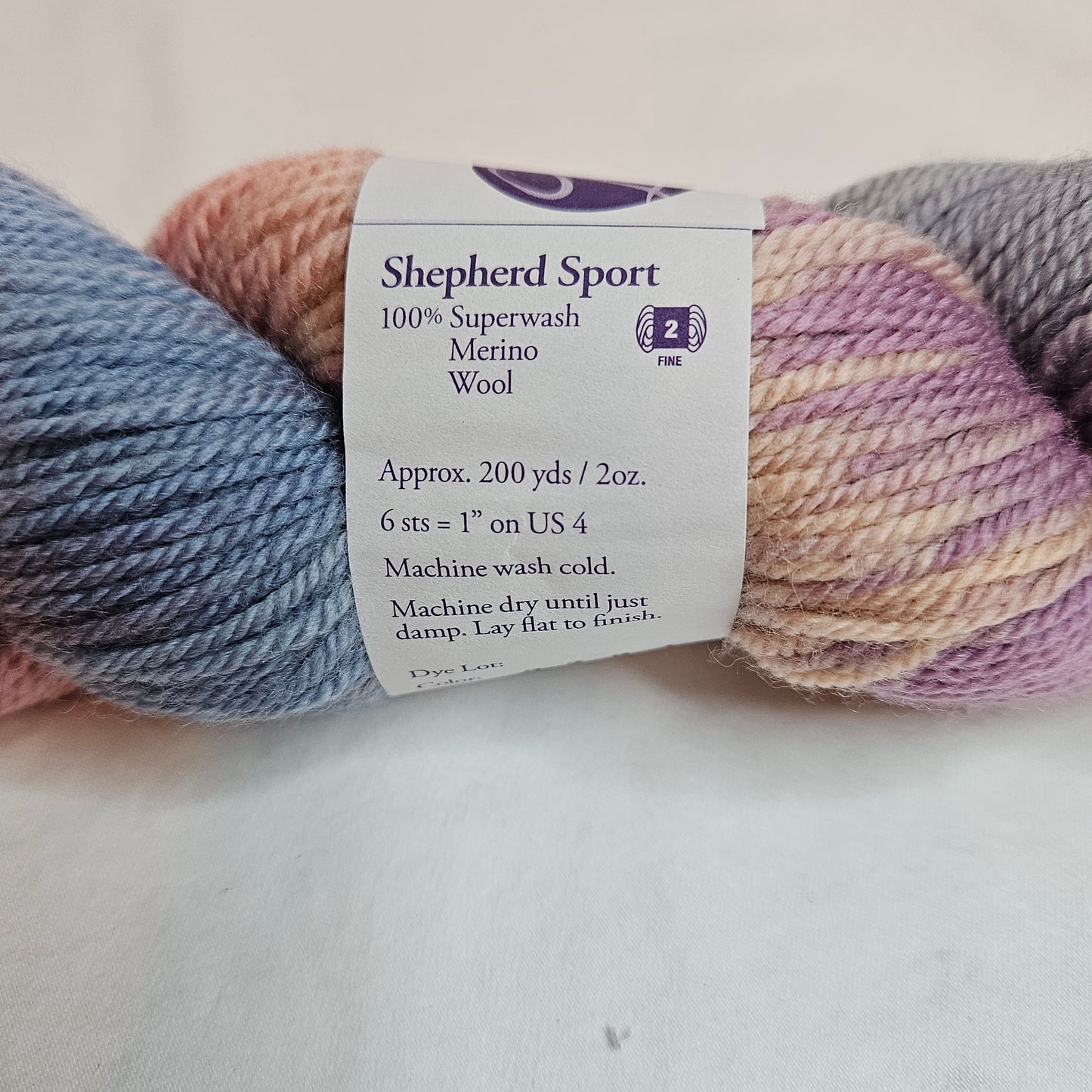 Lorna's Laces Shepherd's Sport 100% Superwash Merino Wool Yarn, 2 skeins
