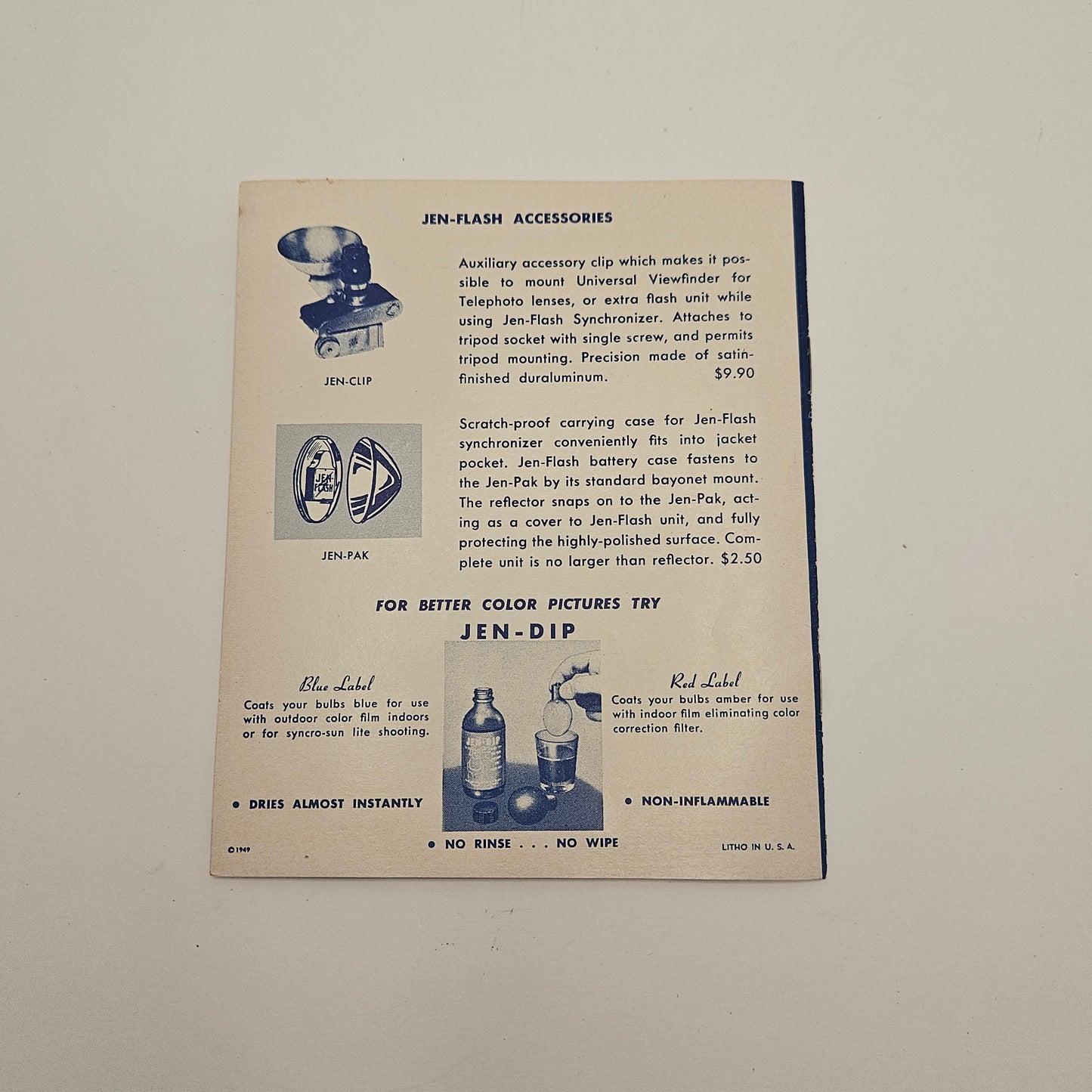 Jen-Flash Type II Captor Model 3F for  Leica IIIF Camera, Not tested