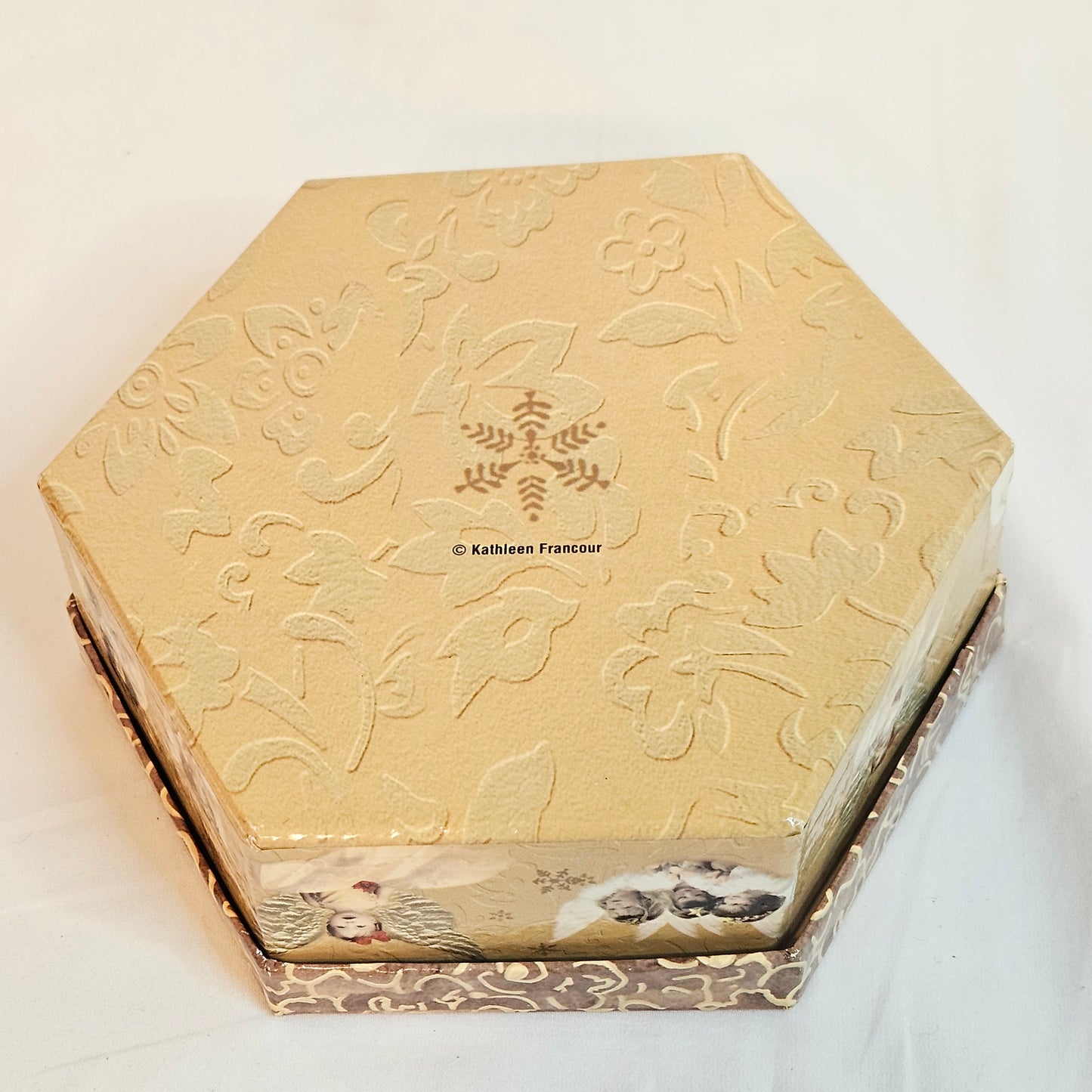 Vintage Kathleen Francour Ornaments, set of 6 ornaments in original box