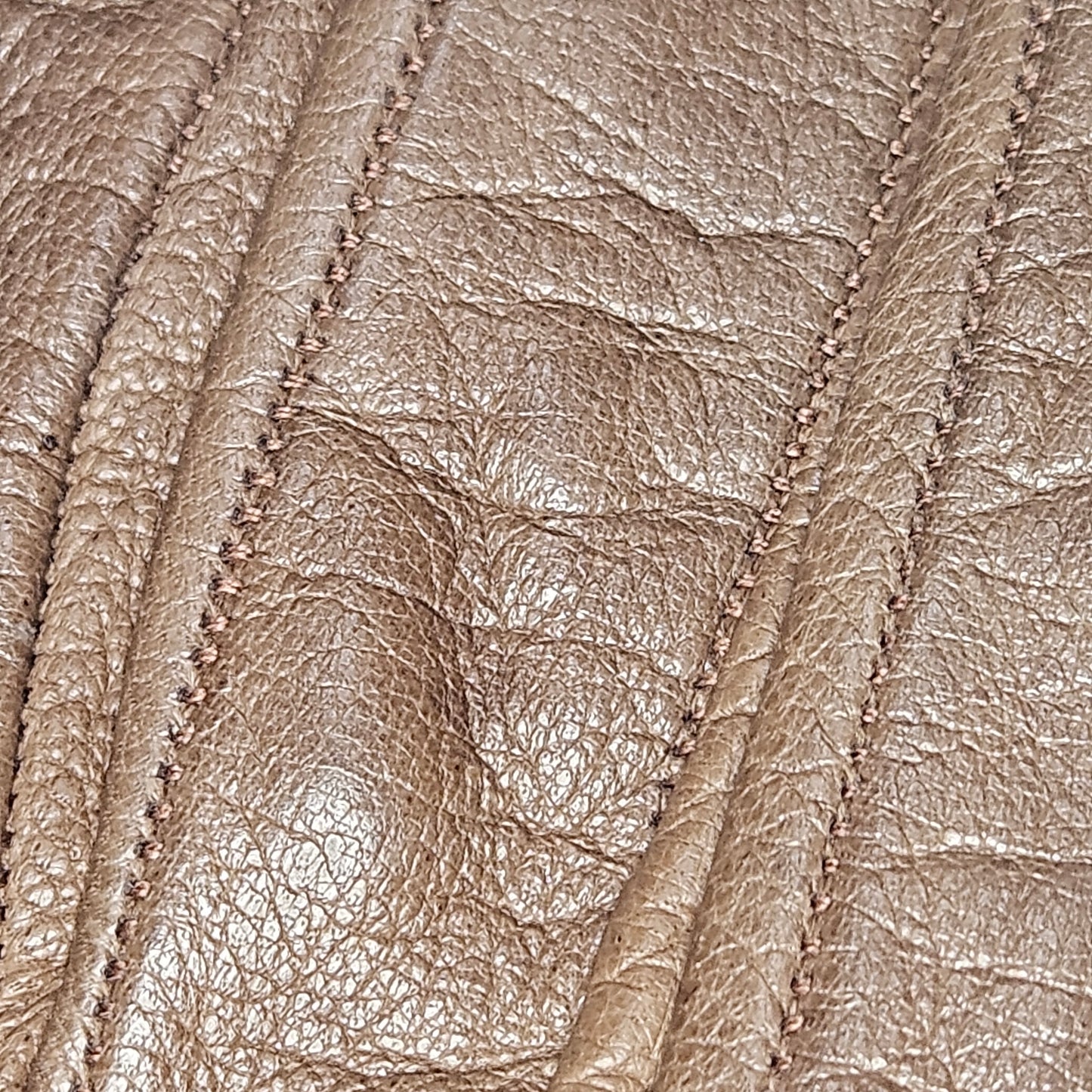 Vintage women's fur trimmed brown leather gloves