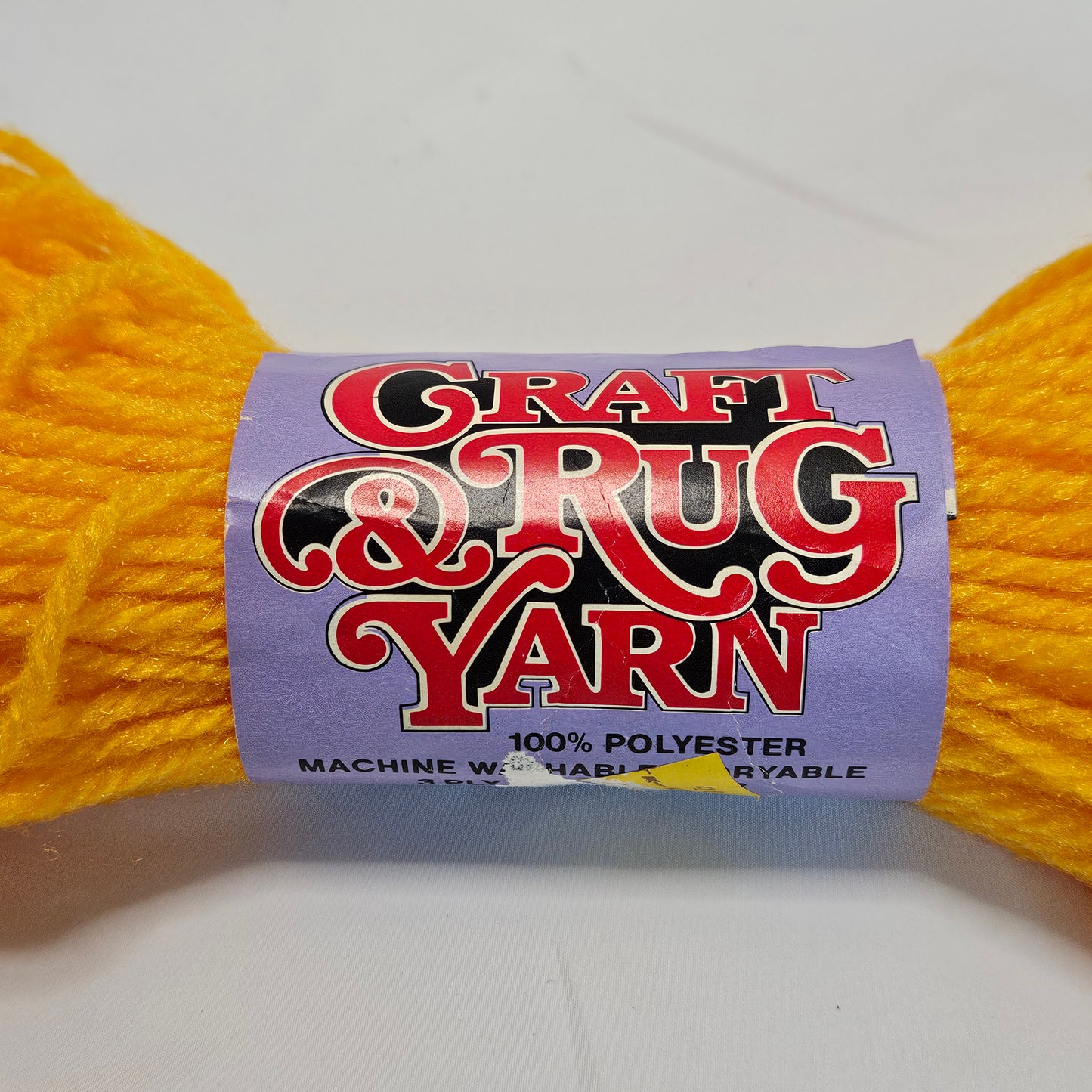 Vintage K-Mart Craft and Rug Yarn, Polyester, various colors
