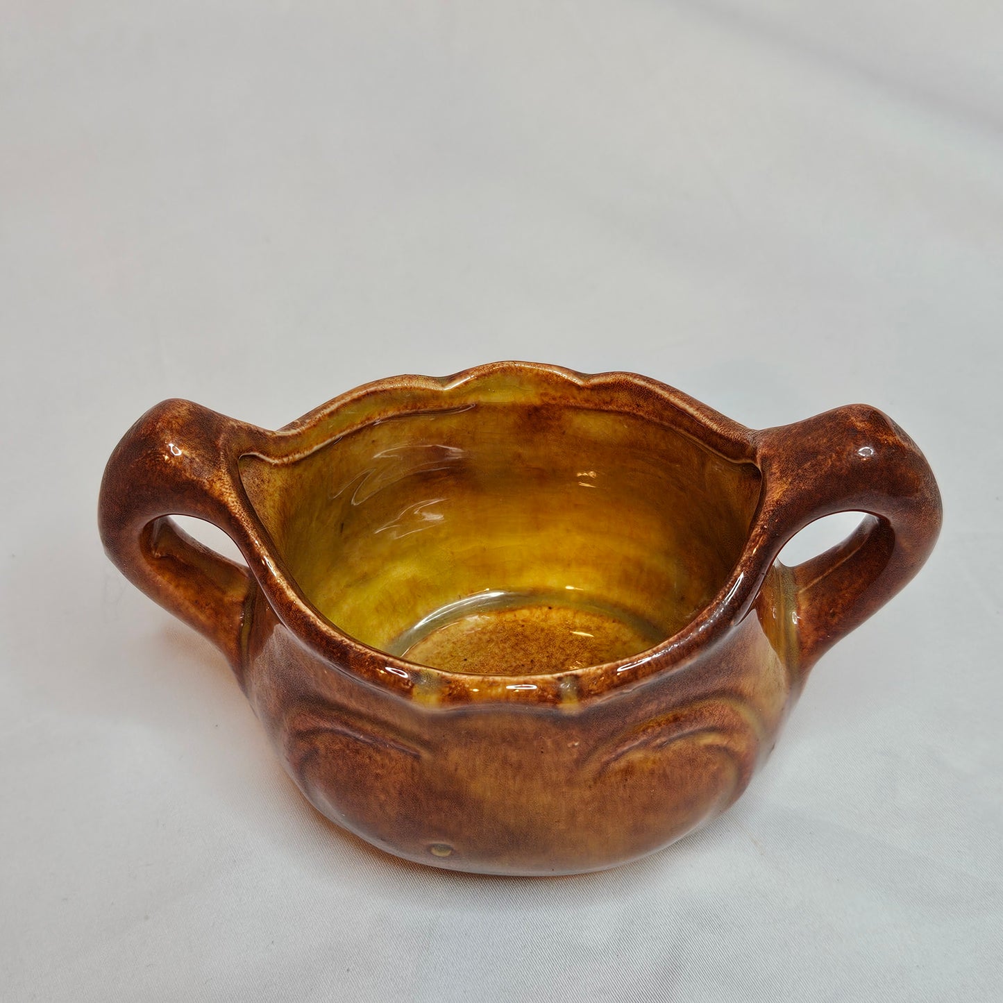Vintage Niloak Sugar Bowl, 1940s