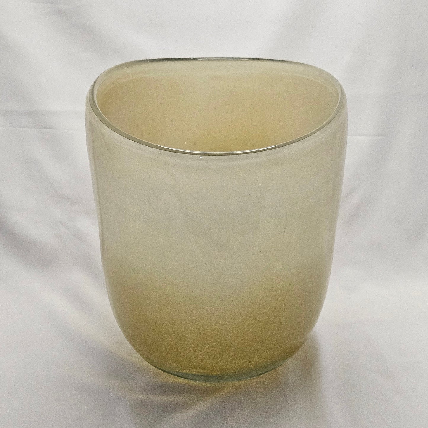 Henry Dean Large Glass Vase, signed