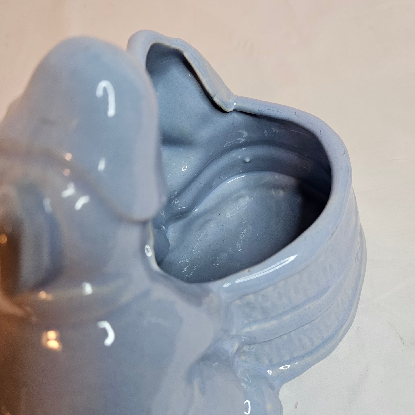 Vintage Niloak Circus Clown & Donkey planter, designed by Joe Alley, 1940s