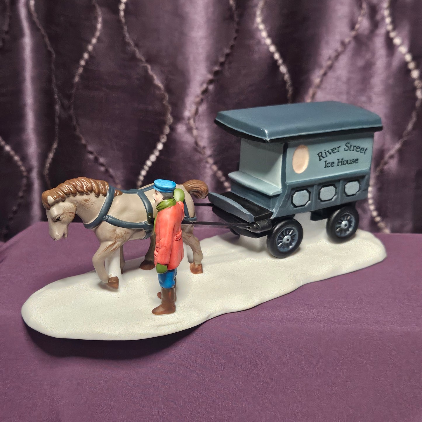 River Street Ice House Cart, Department 56 Heritage Village, #5959-5