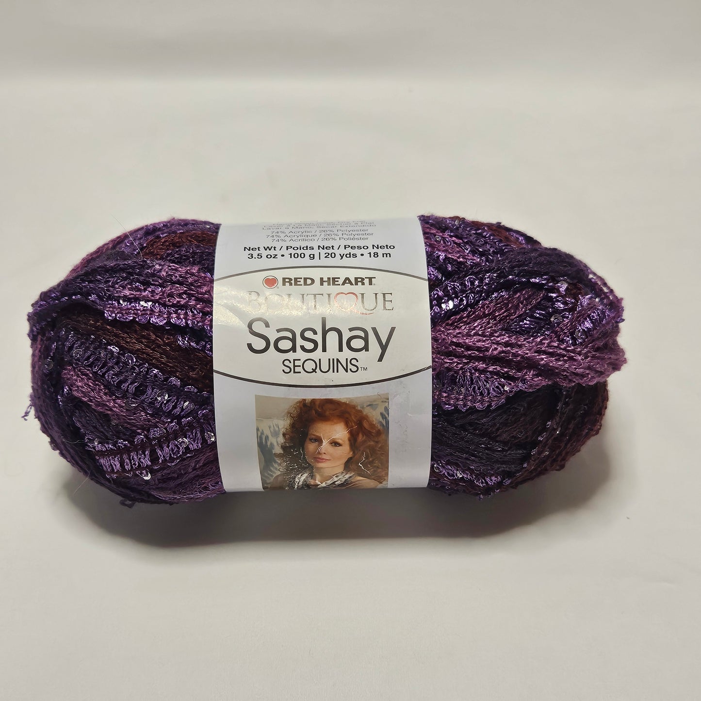 Red Heart Boutique Sashay Sequin Scarf Yarn, various colors