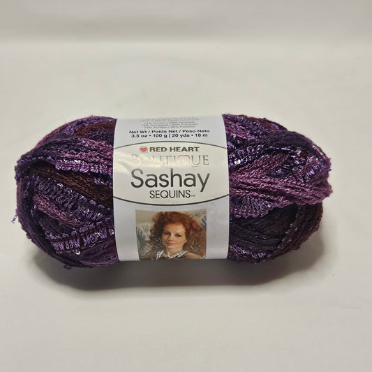 Red Heart Boutique Sashay Sequin Scarf Yarn, various colors