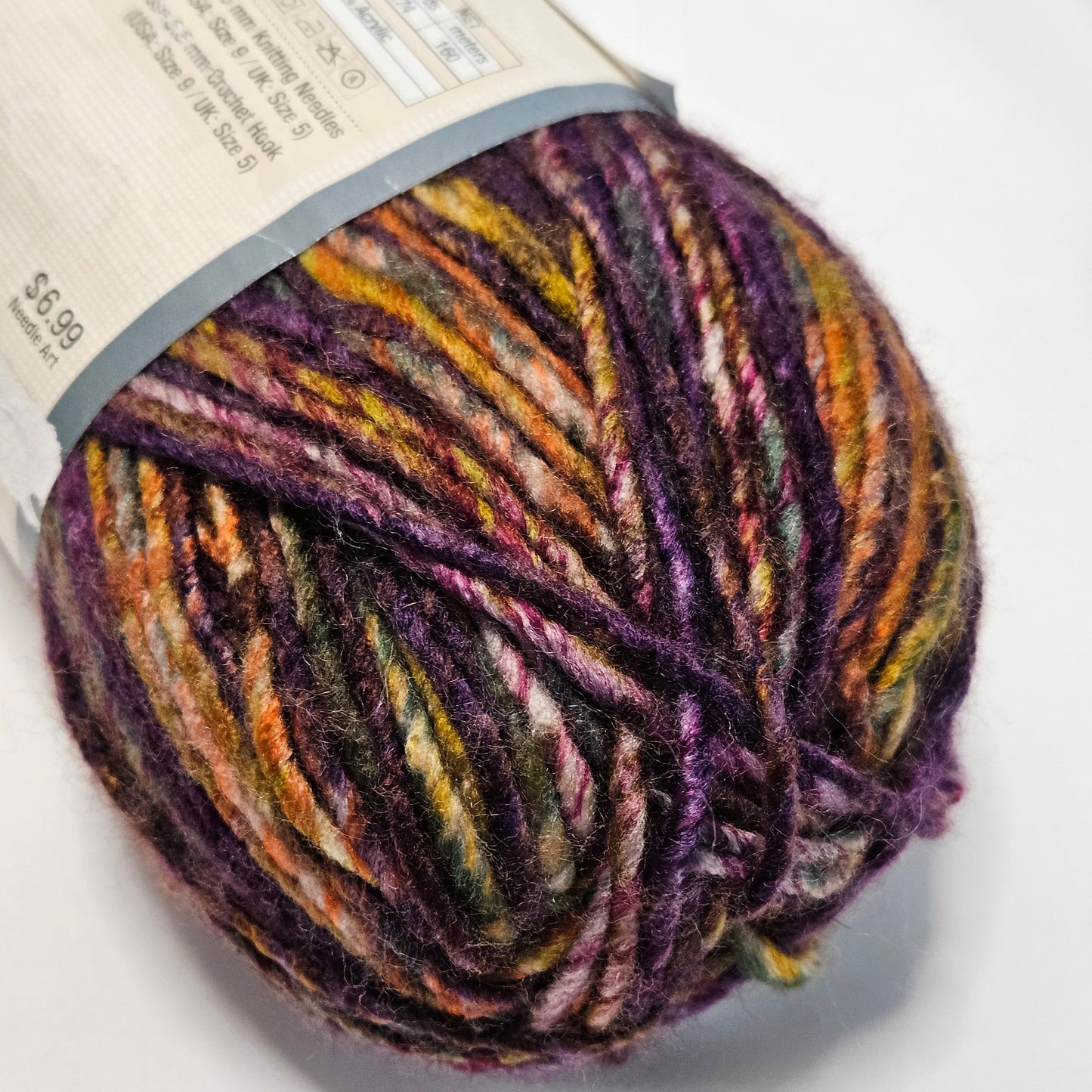 Yarn Bee Aurora Borealis acrylic yarn, various colors