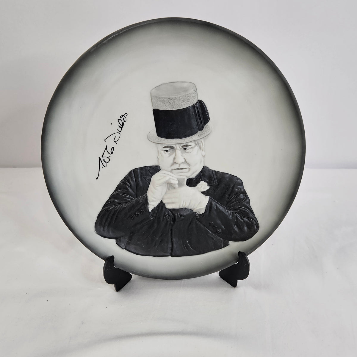 Great Entertainer Series Collector Plates, Choose from Chaplin, Fields or Laurel & Hardy