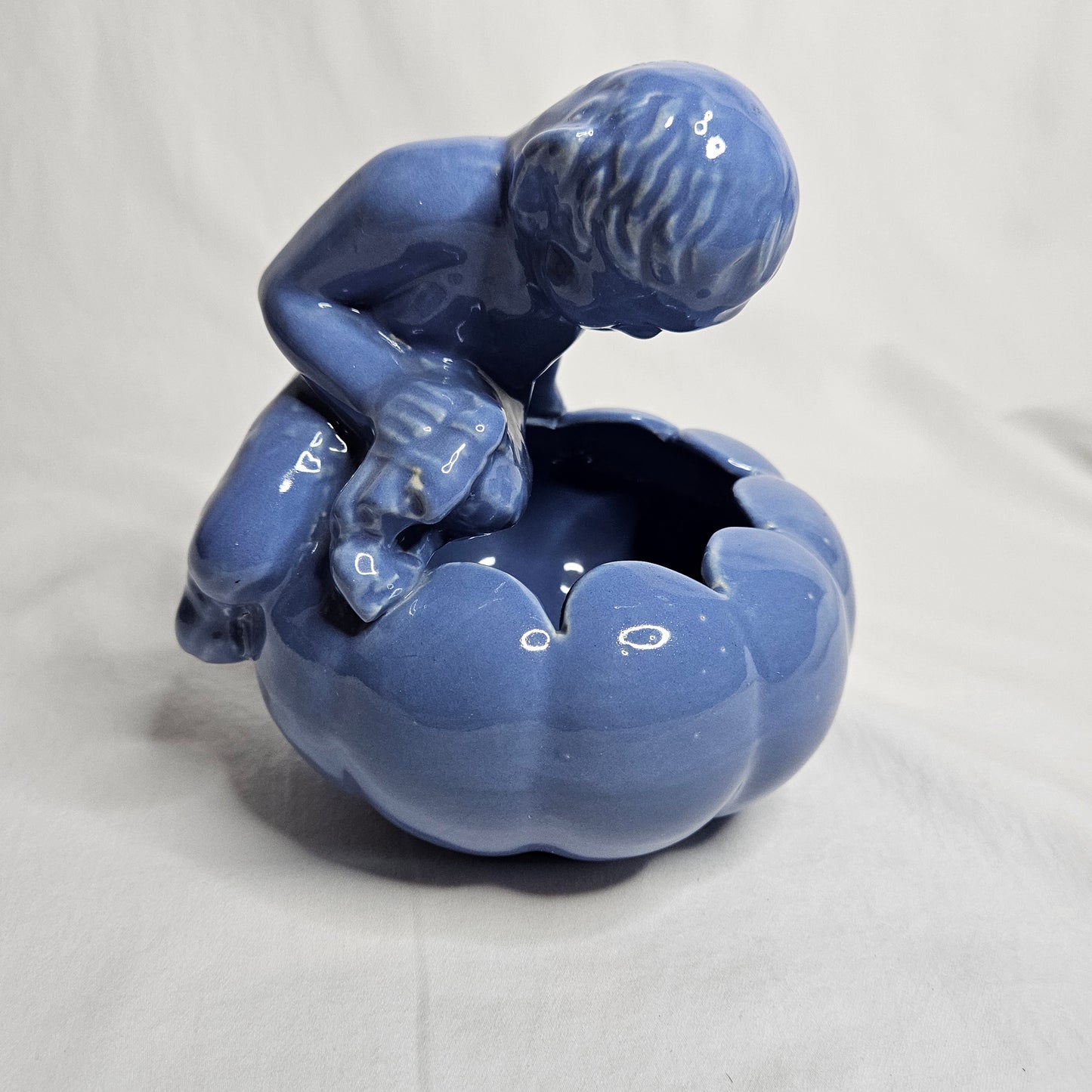 Niloak Peter Pan Bowl, Joe Alley design, Niloak low relief, early 1940s