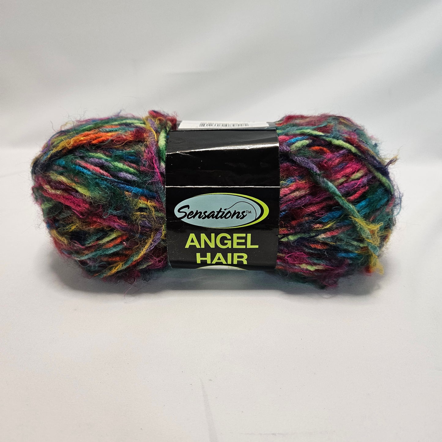 Sensations Angel Hair bulky yarn, Red Multi color