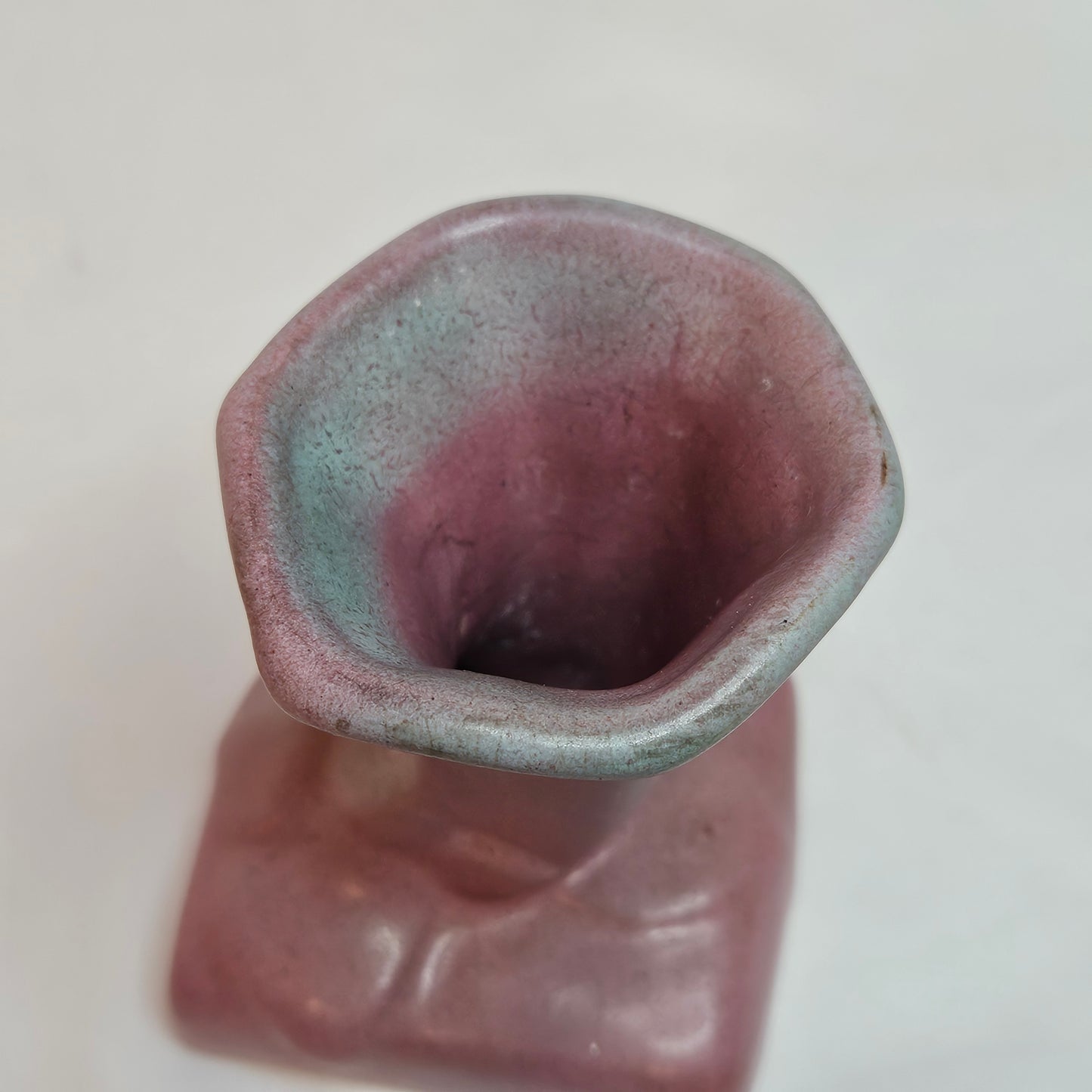 Vintage Niloak Cabinet Vase in Ozark Dawn II glaze, Alley design
