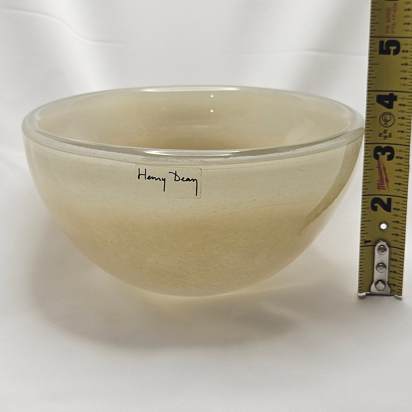 Henry dean art glass bowl