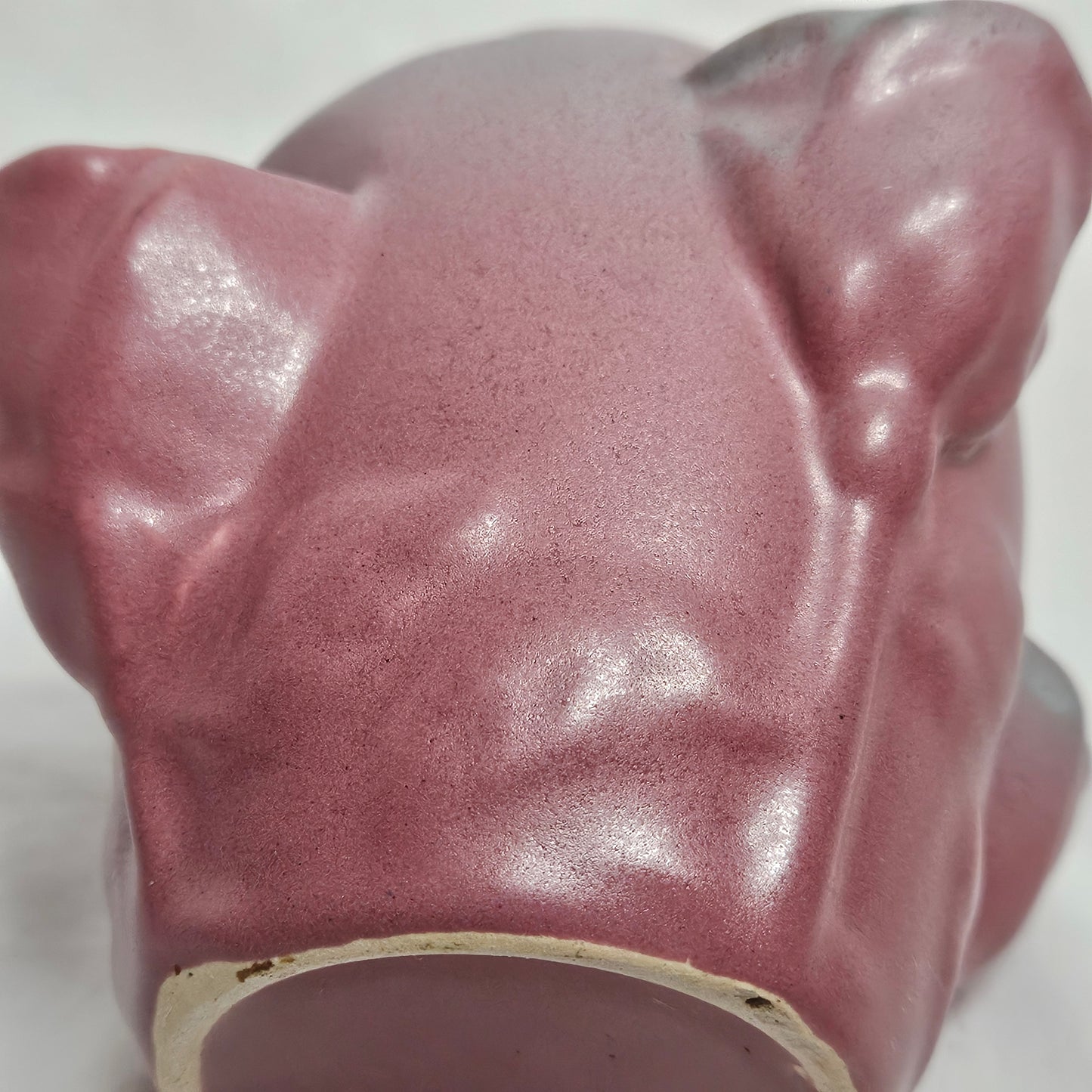 Rare Niloak tulip vase, multiple openings, Ozark Dawn II glaze, 4.75 inches