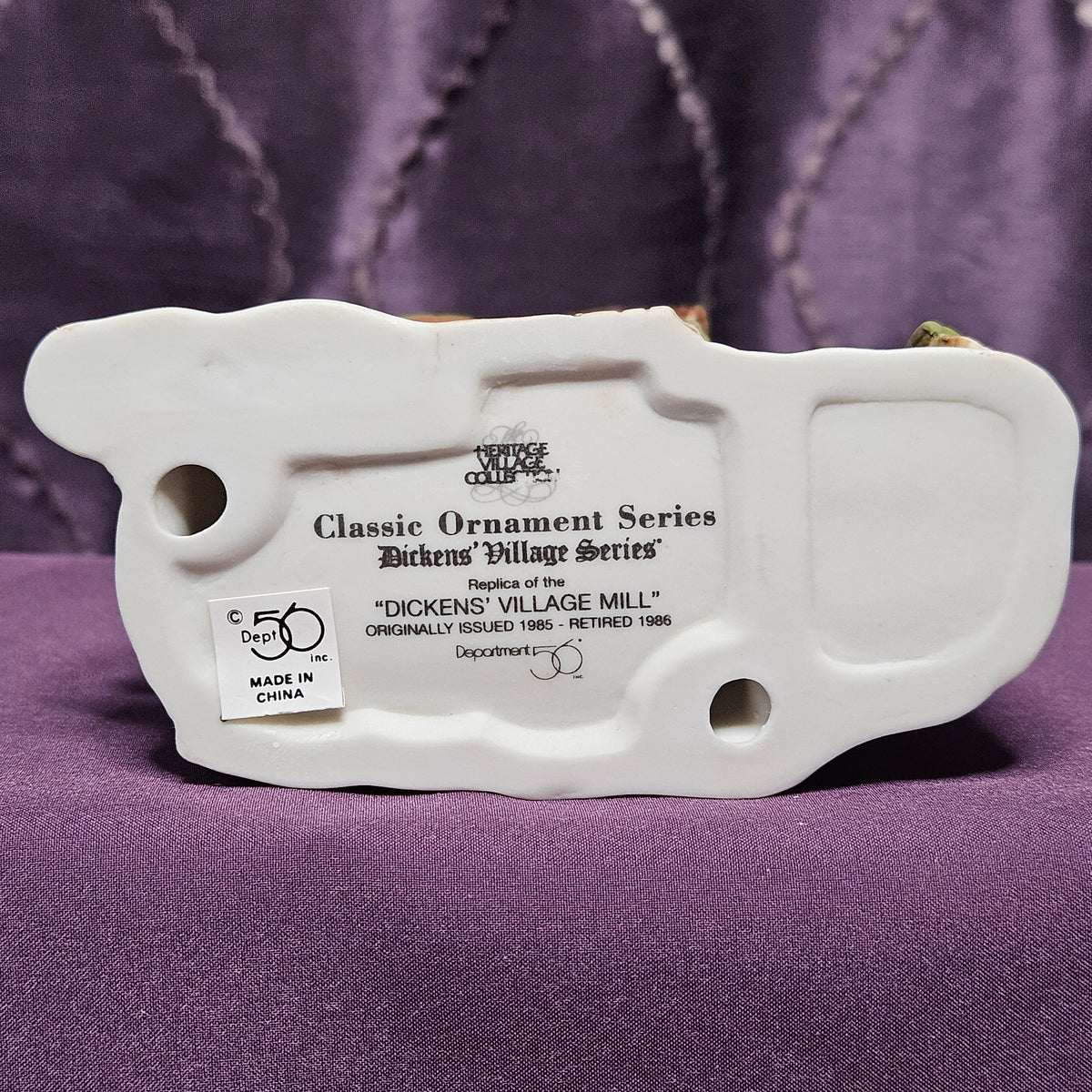 Department 56 Classic Ornament, Replica of Dickens Village Mill