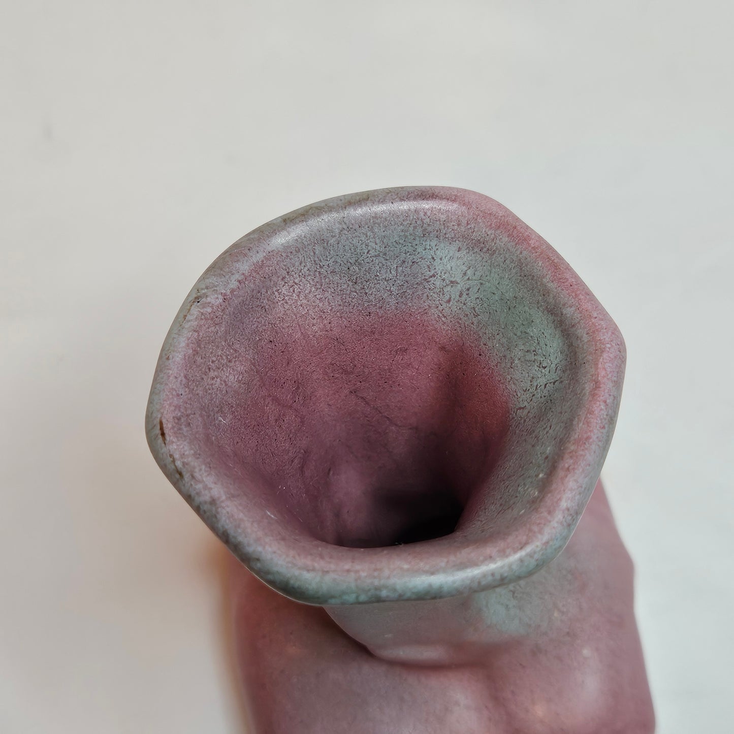 Vintage Niloak Cabinet Vase in Ozark Dawn II glaze, Alley design