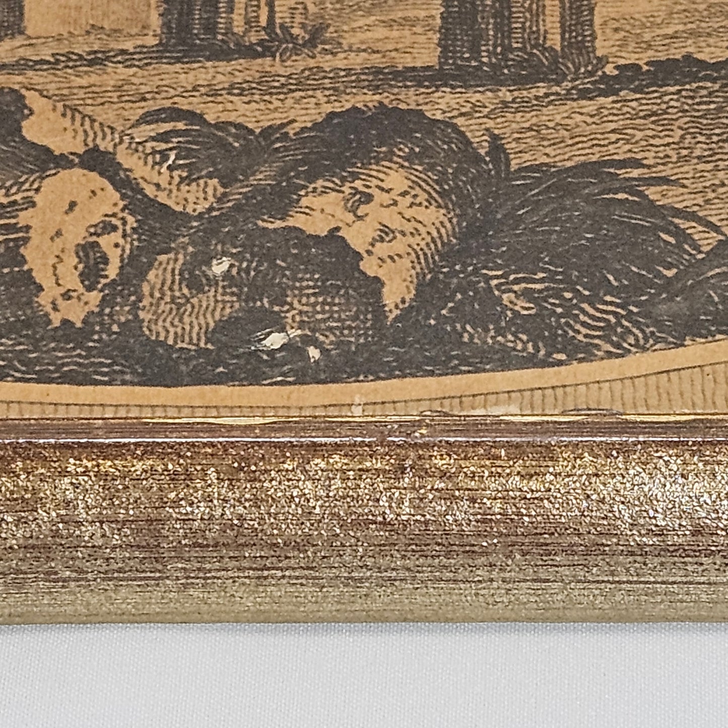 Turner Wall Accessory, wood plaque with architectural drawing